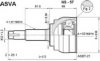 ASVA NS-57 Joint Kit, drive shaft